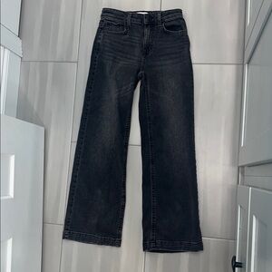 Girls dark gray washed jeans! SO